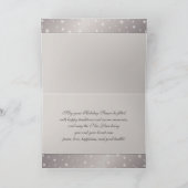 Frohe Weihnachten. Vintage Winterlandschaft Feiertagskarte (Innenseite)