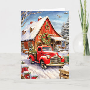 Frohe Weihnachten Vintagen Landhaus