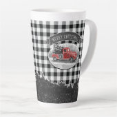 Frohe Weihnachten Vintager LKW Black Buffalo Karie Milchtasse (Rechte Ecke)