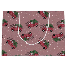 Frohe Weihnachten Vintager Red Truck