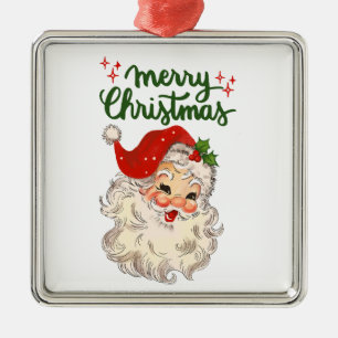 Frohe Weihnachten Vintager Weihnachtsurlaub Ornament Aus Metall