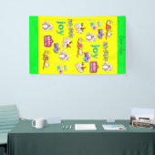 Frohe Weihnachten Vinyl Happy Birthday Banner (Messeveranstaltung)