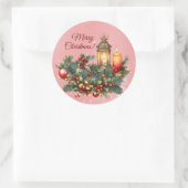Frohe Weihnachten Vinyl Sticker (Tasche)