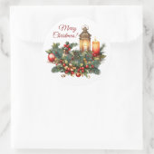 Frohe Weihnachten Vinyl Sticker (Tasche)