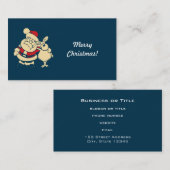 Frohe Weihnachten Visitenkarte (Vorne/Hinten)
