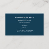 Frohe Weihnachten Visitenkarte (Rückseite)