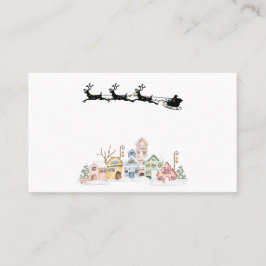 Frohe Weihnachten Visitenkarte