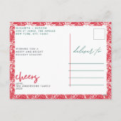 Frohe Weihnachten Vollblut Foto (Rückseite)