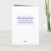 Frohe Weihnachten...voller Leben und Liebe... Holi Karte (Rückseite)