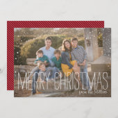 Frohe Weihnachten Volles Foto (Vorne/Hinten)