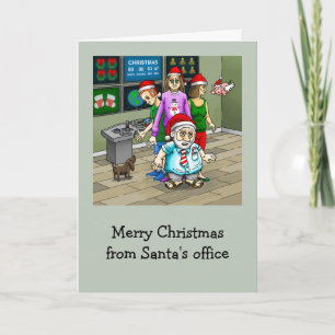 Frohe Weihnachten vom Büro des Weihnachtsmanns
