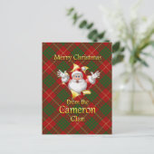 Frohe Weihnachten vom Cameron Clan (Stehend Vorderseite)