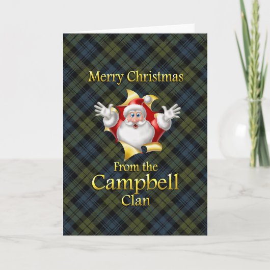 Frohe Weihnachten vom Campbell Clan (Vorderseite)