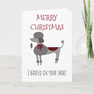 Frohe Weihnachten vom Hund