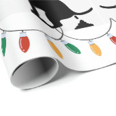 Frohe Weihnachten vom Hund Geschenkpapier (Rolleneckpunkt)