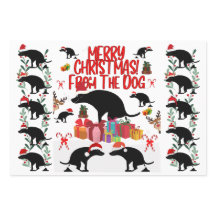 Frohe Weihnachten vom Hund