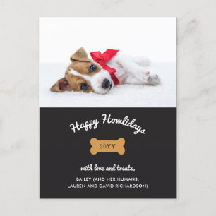 Frohe Weihnachten vom Hund   Kohle mit Foto