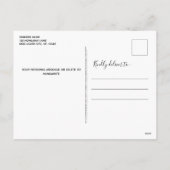 Frohe Weihnachten vom Hund Modernes Foto für Haust (Rückseite)