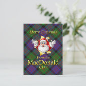 Frohe Weihnachten vom MacDonald Clan (Stehend Vorderseite)
