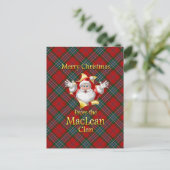 Frohe Weihnachten vom MacLean Clan (Stehend Vorderseite)
