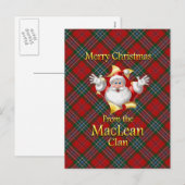 Frohe Weihnachten vom MacLean Clan (Vorne/Hinten)