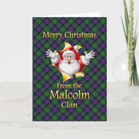 Frohe Weihnachten vom Malcolm Clan (Vorderseite)