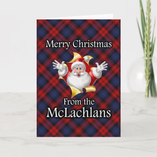 Frohe Weihnachten vom McLachlan MacLachlan Clan (Vorderseite)