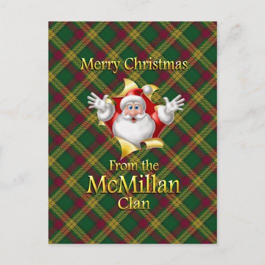 Frohe Weihnachten vom McMillan Clan (Vorderseite)