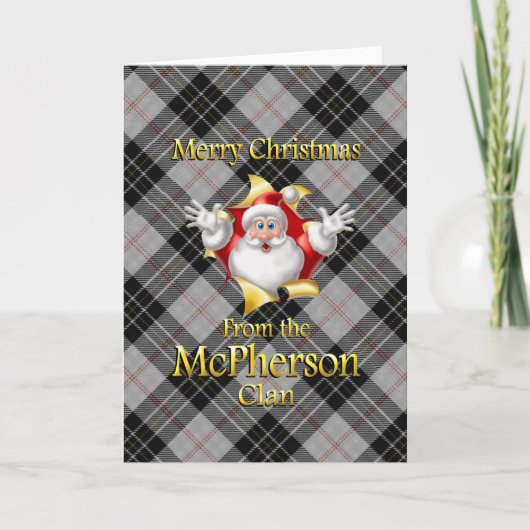 Frohe Weihnachten vom McPherson Clan (Vorderseite)