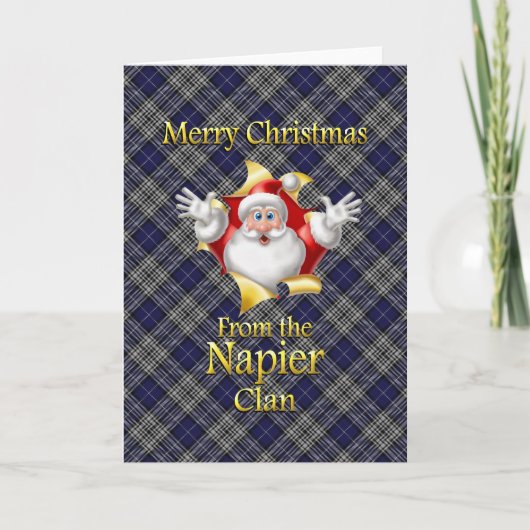 Frohe Weihnachten vom Napier Clan (Vorderseite)