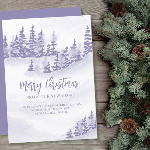 Frohe Weihnachten vom neuen Zuhause Purple Forest Ankündigung