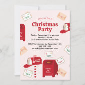 Frohe Weihnachten vom Nordpol Einladung (Vorderseite)