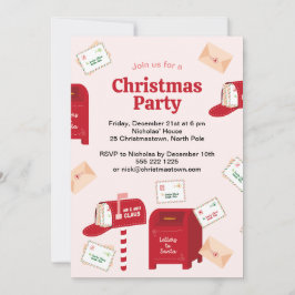 Frohe Weihnachten vom Nordpol Einladung