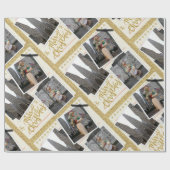 Frohe Weihnachten vom Rockefeller Plaza in NYC Geschenkpapier (Flach)