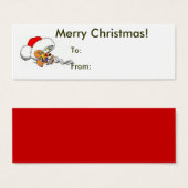 Frohe Weihnachten vom Santa Mouse Tag (Vorne & Hinten)