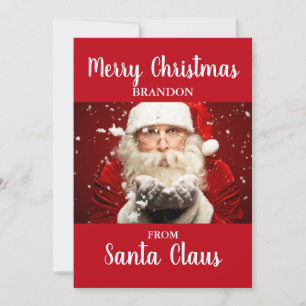 Frohe Weihnachten vom Weihnachtsmann ADD NAME