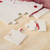 Frohe Weihnachten vom Weihnachtsmann Puzzle (Seite)