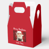 Frohe Weihnachten vom Weihnachtsmann Red Gable Geschenkschachtel (Geöffnet)