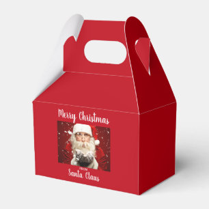 Frohe Weihnachten vom Weihnachtsmann Red Gable Geschenkschachtel