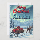 Frohe Weihnachten von Alaska Retro (Vorderseite)