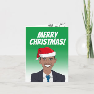 Frohe Weihnachten von Barack Obama Karte