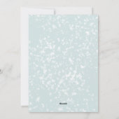 Frohe Weihnachten von beiden US Swans Urlaubskarte (Rückseite)