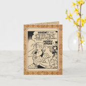 "Frohe Weihnachten von Betty Brown" Karte (Gelbe Blume)