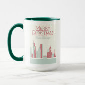 Frohe Weihnachten von Chicago Tasse (Links)