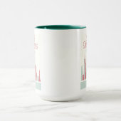 Frohe Weihnachten von Chicago Tasse (Zentrum)