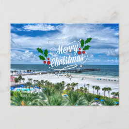 Frohe Weihnachten von Clearwater Beach, FL Postkarte