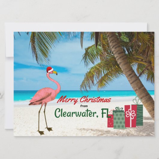 Frohe Weihnachten von Clearwater, FL (Vorderseite)