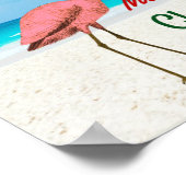 Frohe Weihnachten von Clearwater, FL Poster (Ecke)