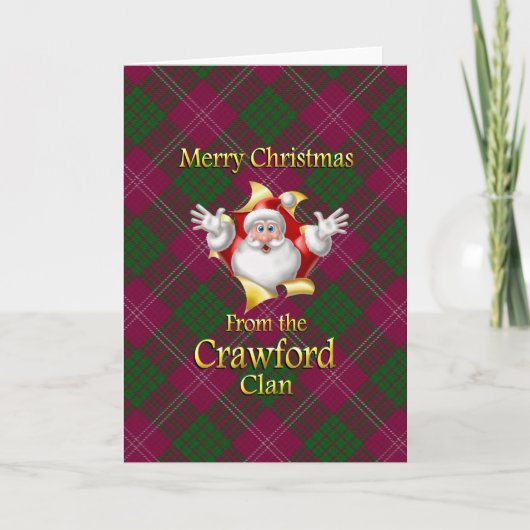 Frohe Weihnachten von Crawford Clan (Vorderseite)