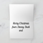 Frohe Weihnachten von Danny Duck Ankündigung (Innenseite)